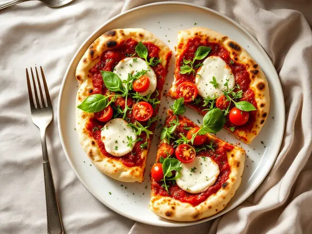 Naan Margherita Pizzas